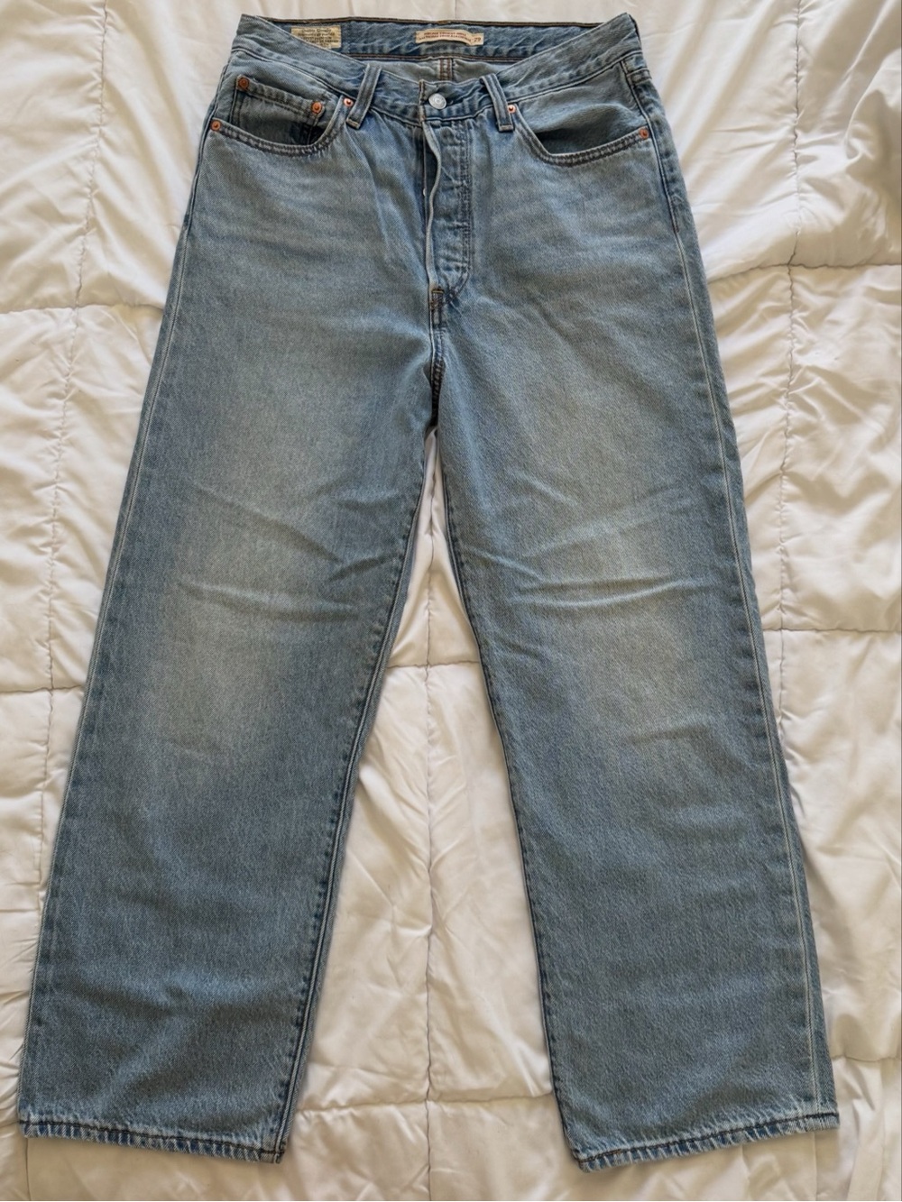 Leviโs Ribcage Wide Leg Button Fly Jeans ๐ค